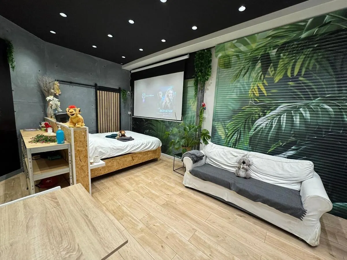 Studio Jungle With Breakfast And Video Projector Lyon